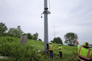 MoDOT Crew with the test pulley